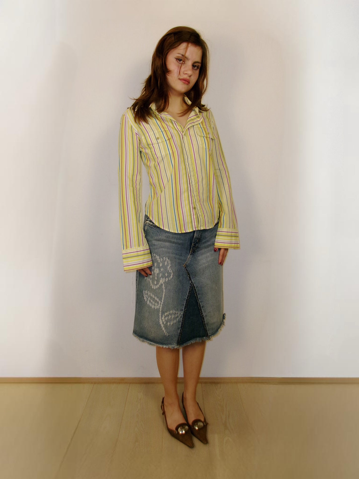 DIESEL BUTTON-UP BLOUSE