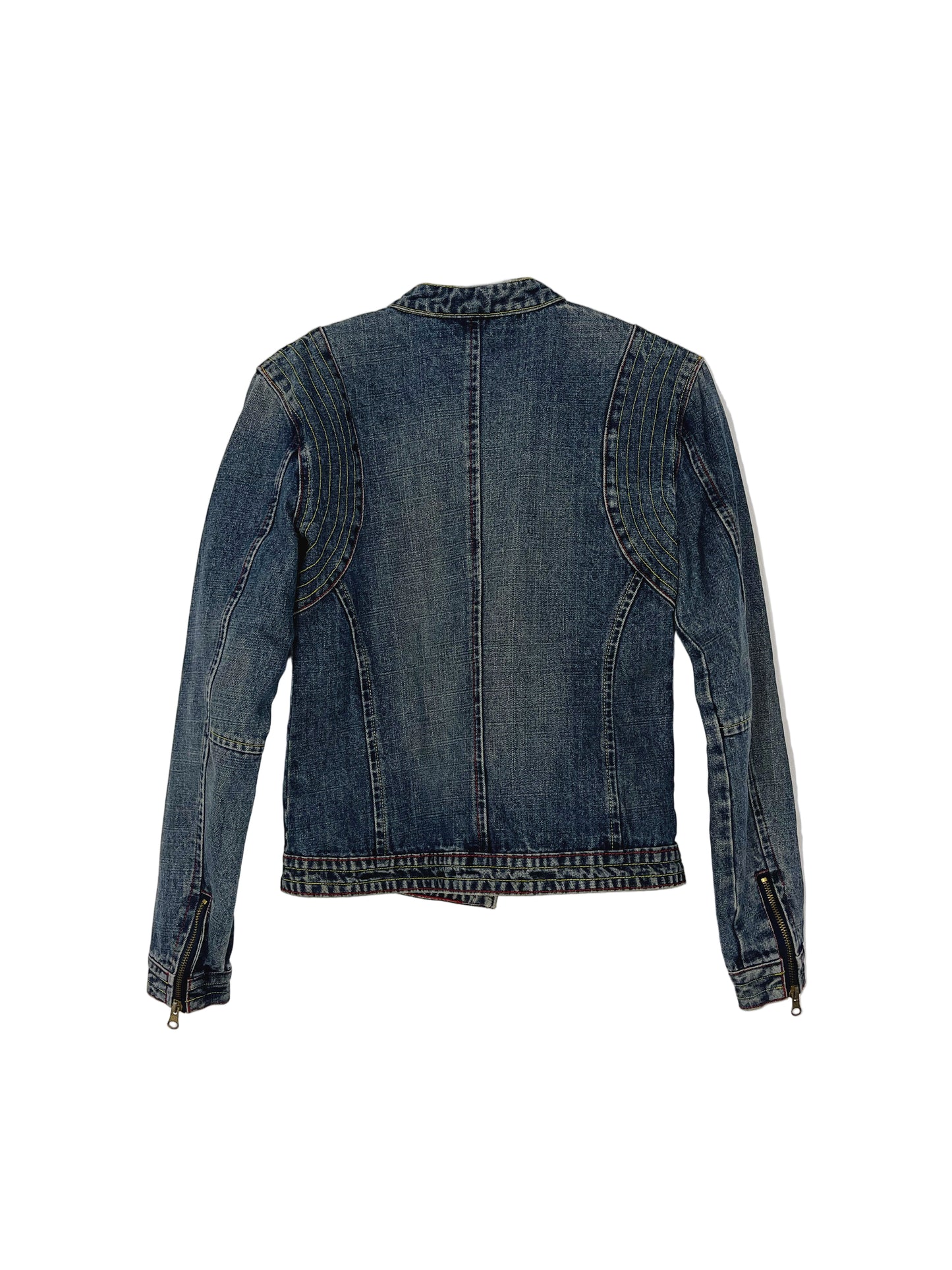 DENIM MOTO JACKET