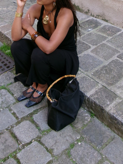 BAMBOO SATCHEL BAG