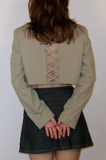 BACKLESS BLAZER