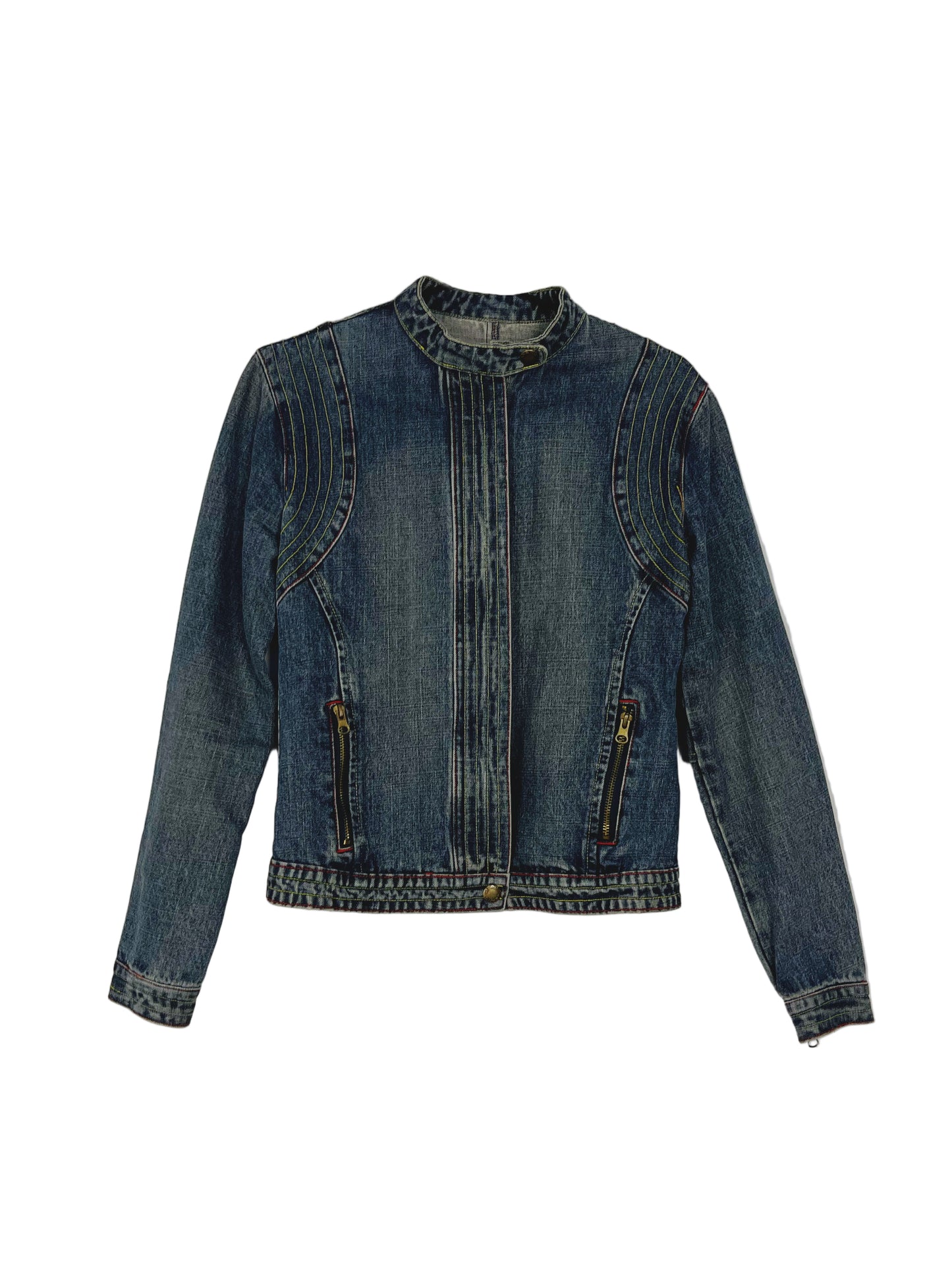 DENIM MOTO JACKET