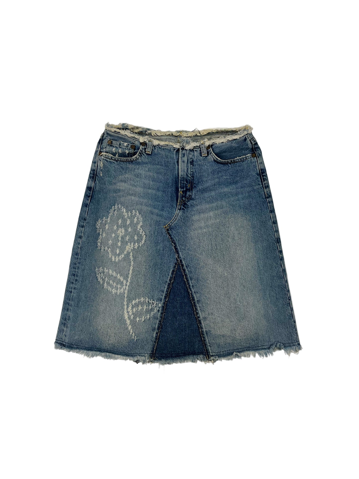 REWORKED DENIM SKIRT