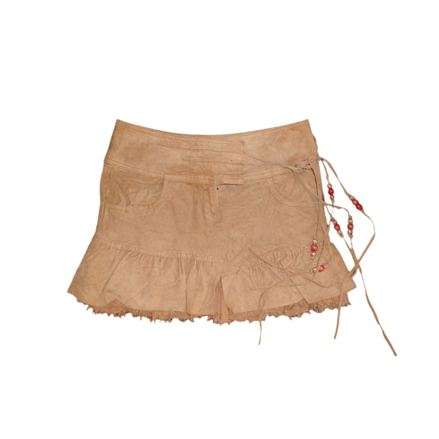 SUEDE MINI SKIRT