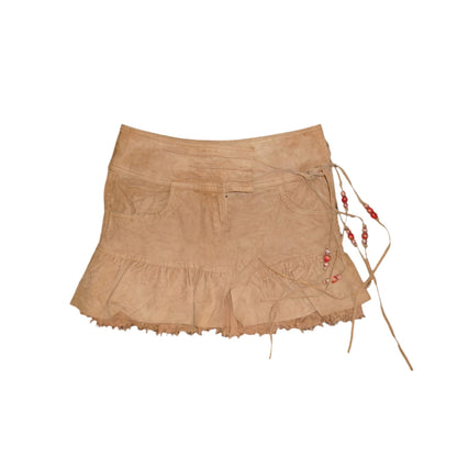 SUEDE MINI SKIRT