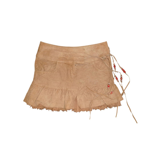 SUEDE MINI SKIRT