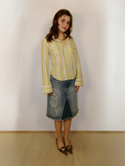 DIESEL BUTTON-UP BLOUSE