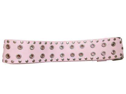 PINK GROMMET BELT